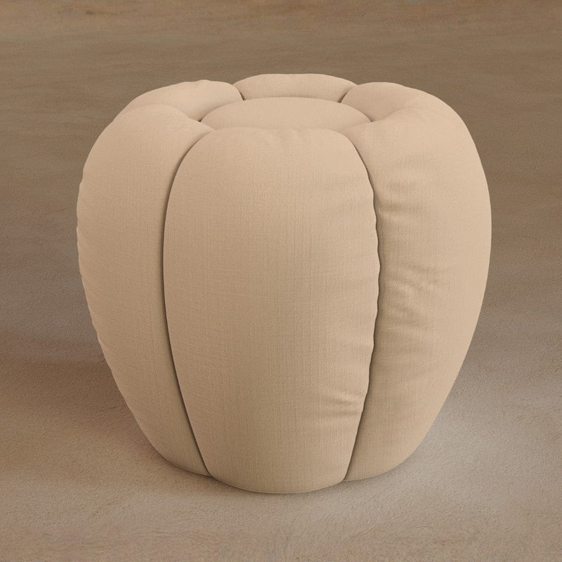 Ottoman-Linen Blend-Chalk