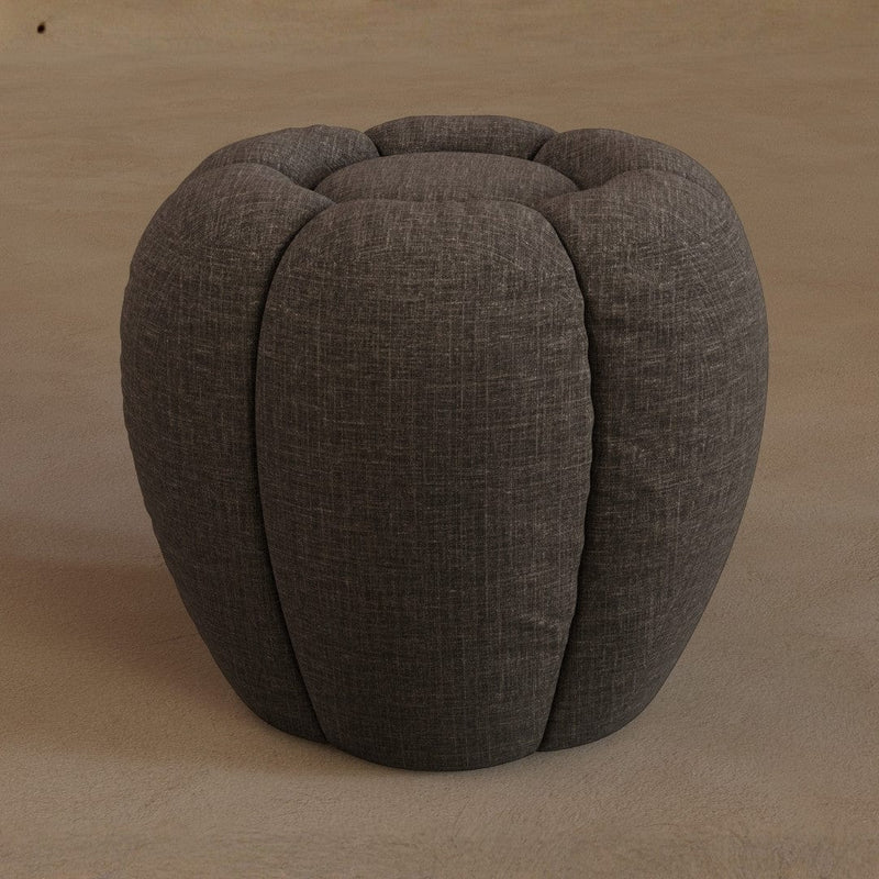 Ottoman-Linen Blend-Charcoal