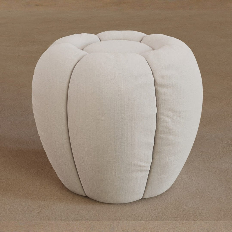Ottoman-Linen Blend-Ivory