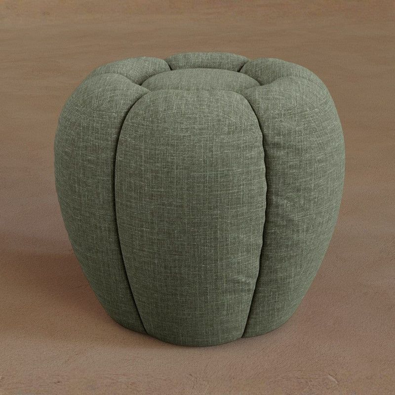 Ottoman-Linen Blend-Olive
