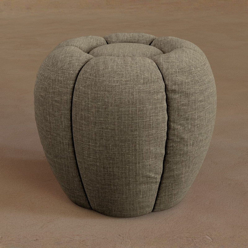 Ottoman-Linen Blend-Stone