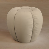 Ottoman-Top Grain Leather-Alabaster