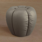 Ottoman-Top Grain Leather-Greige