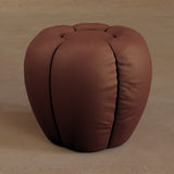 Ottoman-Top Grain Leather-Oxblood