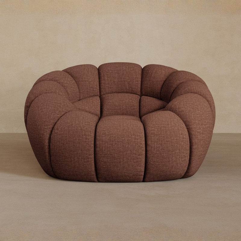 Single-Linen Blend-Oxblood