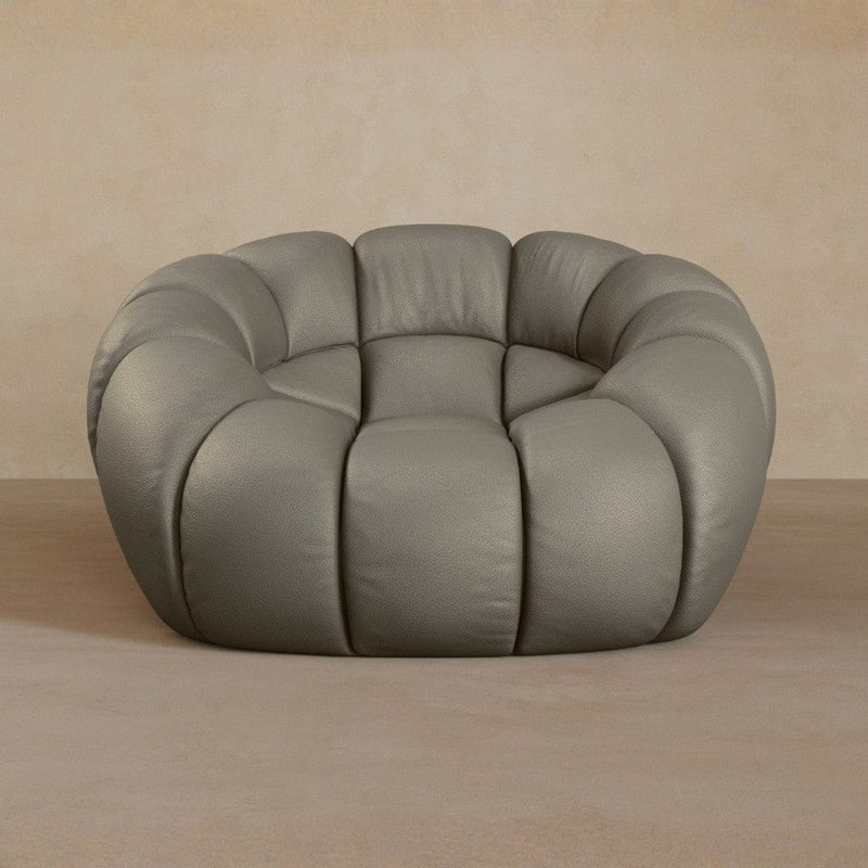 Single-Top Grain Leather-Greige