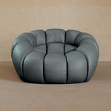 Single-Top Grain Leather-Pewter