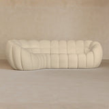  L Shape-Full Grain Leather-Alabaster