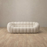 Boucle::Cuban Sofa 2 Seater Cream Boucle [grid:2:BCL]