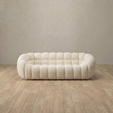 Linen Blend::Cuban Sofa 2 Seater Cream Linen Blend