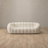 Boucle::Cuban Sofa 2 Seater Ivory Boucle v1