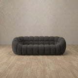 Boucle::Cuban Sofa 2 Seater Smoke 2 Boucle v2 [grid:7:BCL]