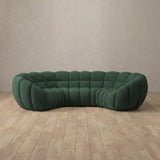 Boucle::Cuban Sofa 3 Seater Forest Green Boucle [grid:5:BCL]