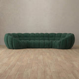 Linen Blend::Cuban Sofa 4 Seater Emerald Linen Blend v2 [grid:5:LB]