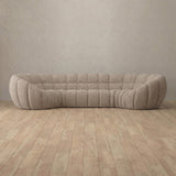 Boucle::Cuban Sofa 4 Seater Taupe Boucle [grid:3:BCL]