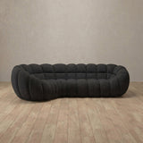 Linen Blend::Cuban Sofa L Shape Charcoal Linen Blend [grid:7:LB]
