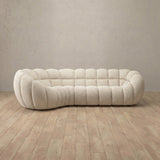 Boucle::Cuban Sofa L Shape Cream Boucle [grid:2:BCL]
