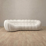 Boucle::Cuban Sofa L Shape OffWhite Boucle [grid:1:BCL]