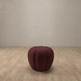 Linen Blend::Cuban Sofa Ottoman Burgundy Linen Blend [grid:2:LB] [grid:6:LB]