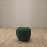 Boucle::Cuban Sofa Ottoman Forest Green Boucle [grid:5:BCL]
