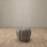 Top Grain Leather::Cuban Sofa Ottoman Pewter Top Grain Leather