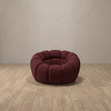 Linen Blend::Cuban Sofa Single Burgundy Linen Blend [grid:2:LB] [grid:6:LB]