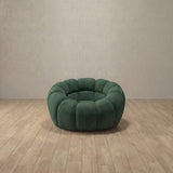 Linen Blend::Cuban Sofa Single Forest Green Linen Blend [grid:5:LB]