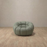 Top Grain Leather::Cuban Sofa Single Sage Top Grain Leather