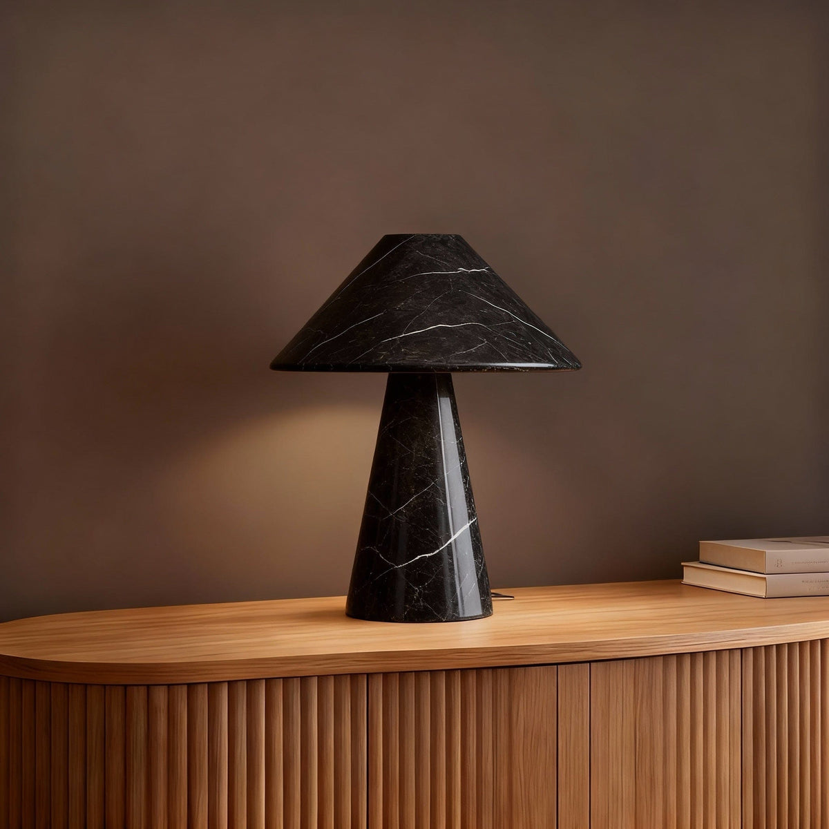 Bella Cone Table Lamp — lifestyle