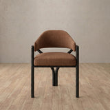 Linen Blend::Cognac::Black Oak