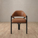 Top Grain Leather::Cognac::Black Oak