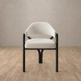 Boucle::Off White::Black Oak