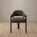 Linen Blend::Smoke::Black Oak