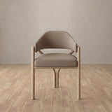 Linen Blend::Taupe::White Oak