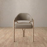 Top Grain Leather::Taupe::White Oak