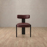 Top Grain Leather::Burgundy::Black Oak