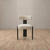 Boucle::Cream::Black Oak