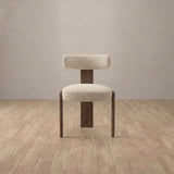 Boucle::Cream::Walnut