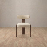 Linen Blend::Cream::Walnut