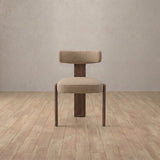Linen Blend::Latte::Walnut