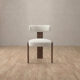 Linen Blend::Off White::Walnut
