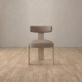 Linen Blend::Taupe::White Oak
