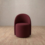 Linen Blend::Burgundy
