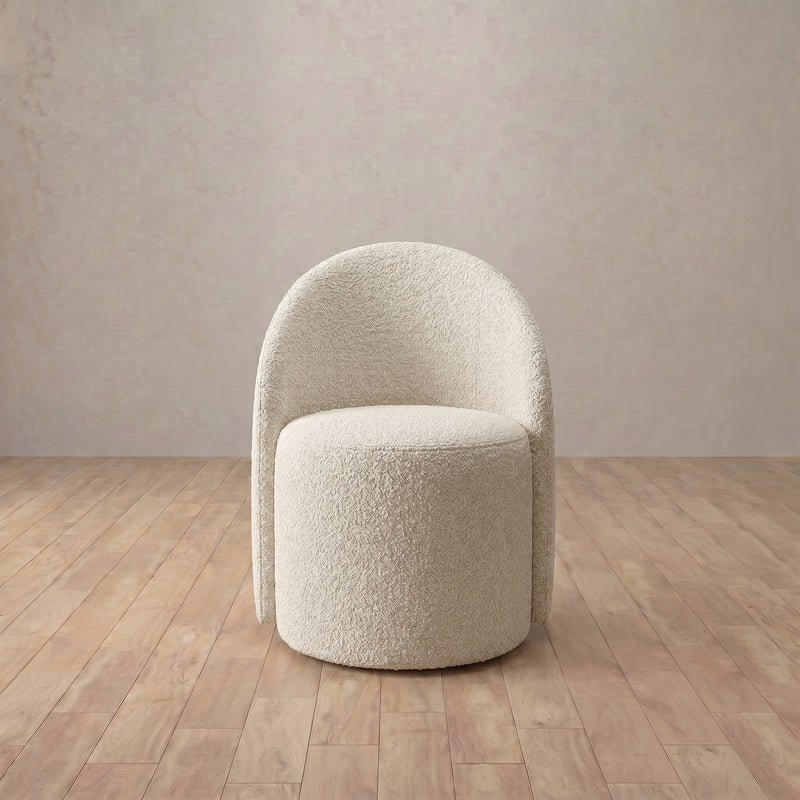 Curved Back Dining Armchair — dimensions