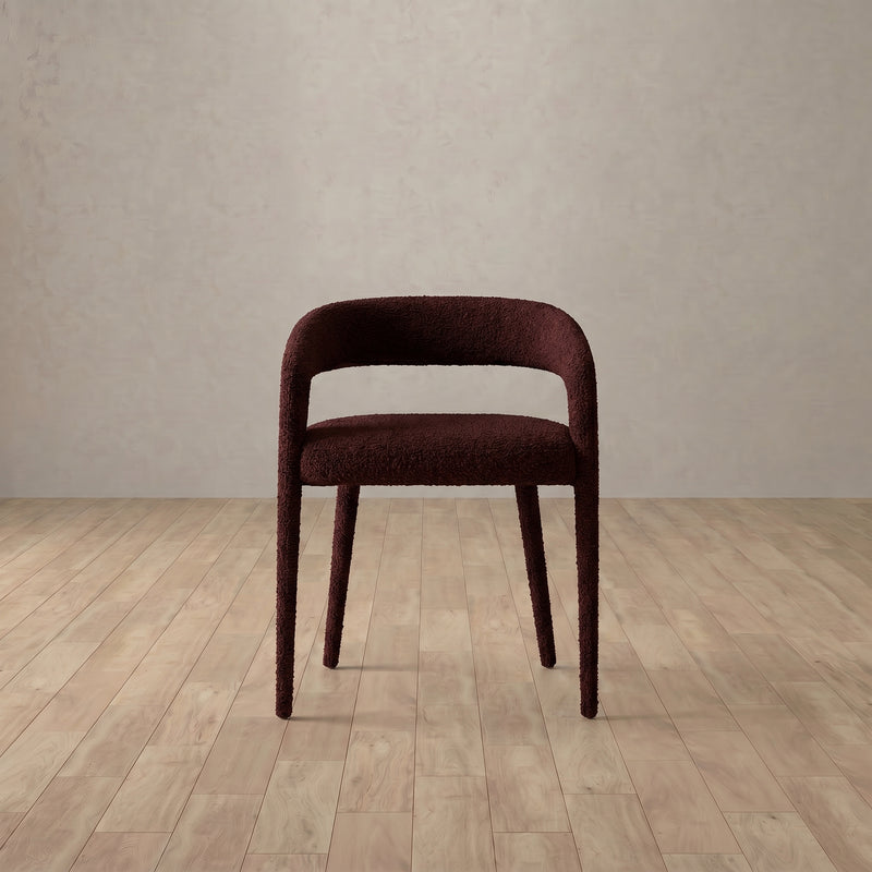 Ellis Dining Chair — Burgundy