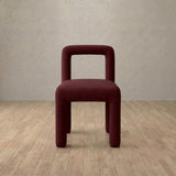 Linen Blend::Burgundy