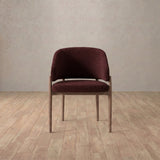 Boucle::Burgundy::Walnut