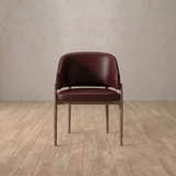 Top Grain Leather::Burgundy::Walnut