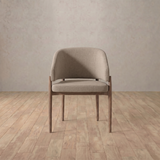 Linen Blend::Taupe::Walnut