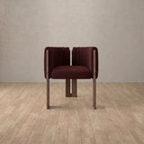 Boucle::Burgundy::Walnut